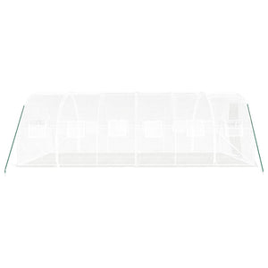 Serra con Telaio in Acciaio Bianco 18 m² 6x3x2 m 3188051