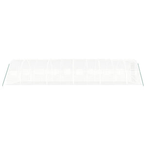 Serra con Telaio in Acciaio Bianco 30 m² 10x3x2 m 3188053