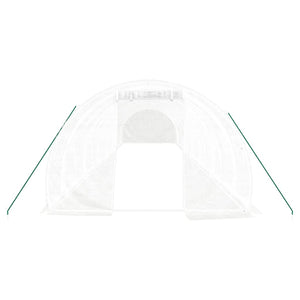 Serra con Telaio in Acciaio Bianco 42 m² 14x3x2 m 3188055