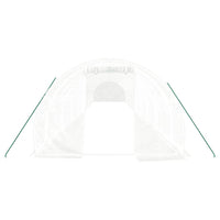 Serra con Telaio in Acciaio Bianco 54 m² 18x3x2 m 3188057