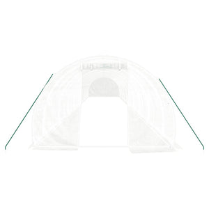 Serra con Telaio in Acciaio Bianco 54 m² 18x3x2 m 3188057