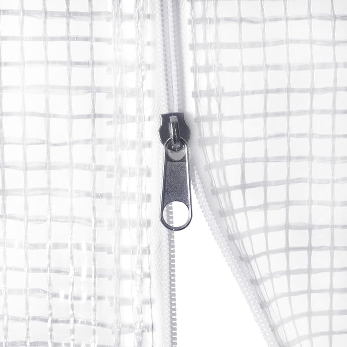 Serra con Telaio in Acciaio Bianco 54 m² 18x3x2 m 3188057