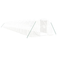 Serra con Telaio in Acciaio Bianco 60 m² 20x3x2 m 3188058