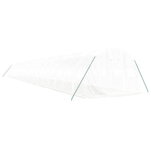 Serra con Telaio in Acciaio Bianco 60 m² 20x3x2 m 3188058