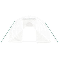 Serra con Telaio in Acciaio Bianco 72 m² 24x3x2 m 3188060