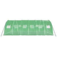 Serra con Telaio in Acciaio Verde 24 m² 6x4x2 m 3188062