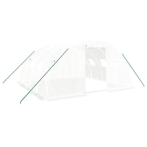 Serra con Telaio in Acciaio Bianco 16 mÂ² 4x4x2 mcod mxl 76756