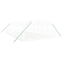 Serra con Telaio in Acciaio Bianco 32 m² 8x4x2 m