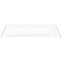 Serra con Telaio in Acciaio Bianco 32 m² 8x4x2 m