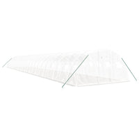 Serra con Telaio in Acciaio Bianco 96 m² 24x4x2 m