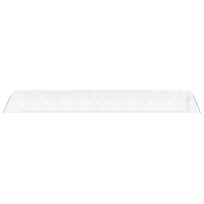 Serra con Telaio in Acciaio Bianco 90 mÂ² 18x5x2,3 m