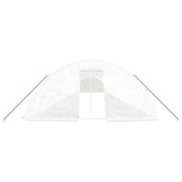 Serra con Telaio in Acciaio Bianco 110 m² 22x5x2,3 m 3188103