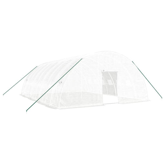 Serra con Telaio in Acciaio Bianco 48 m² 8x6x2,85 m 3188118