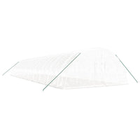 Serra con Telaio in Acciaio Bianco 120 m² 20x6x2,85 m