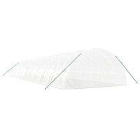 Serra con Telaio in Acciaio Bianco 120 m² 20x6x2,85 m