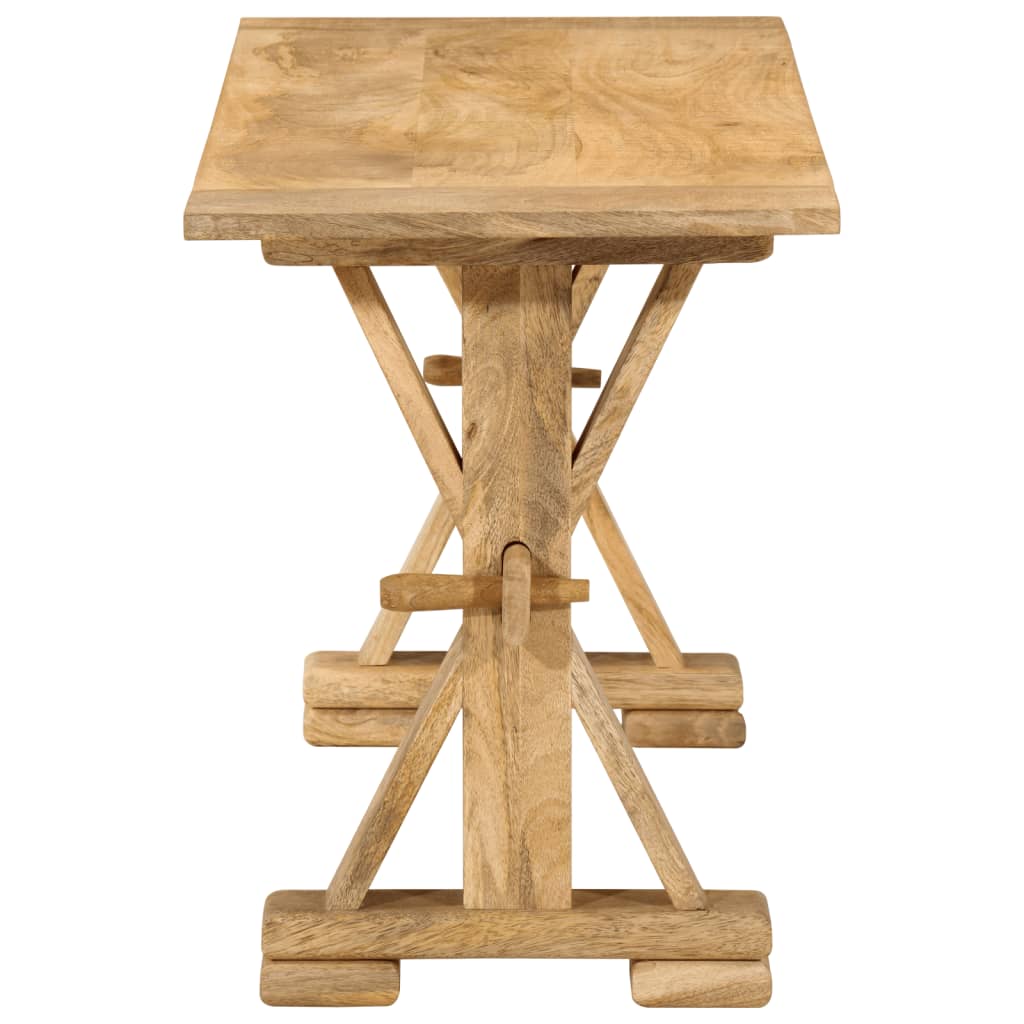 Panca 110x35x45 cm in Legno Massello di Mango 354991