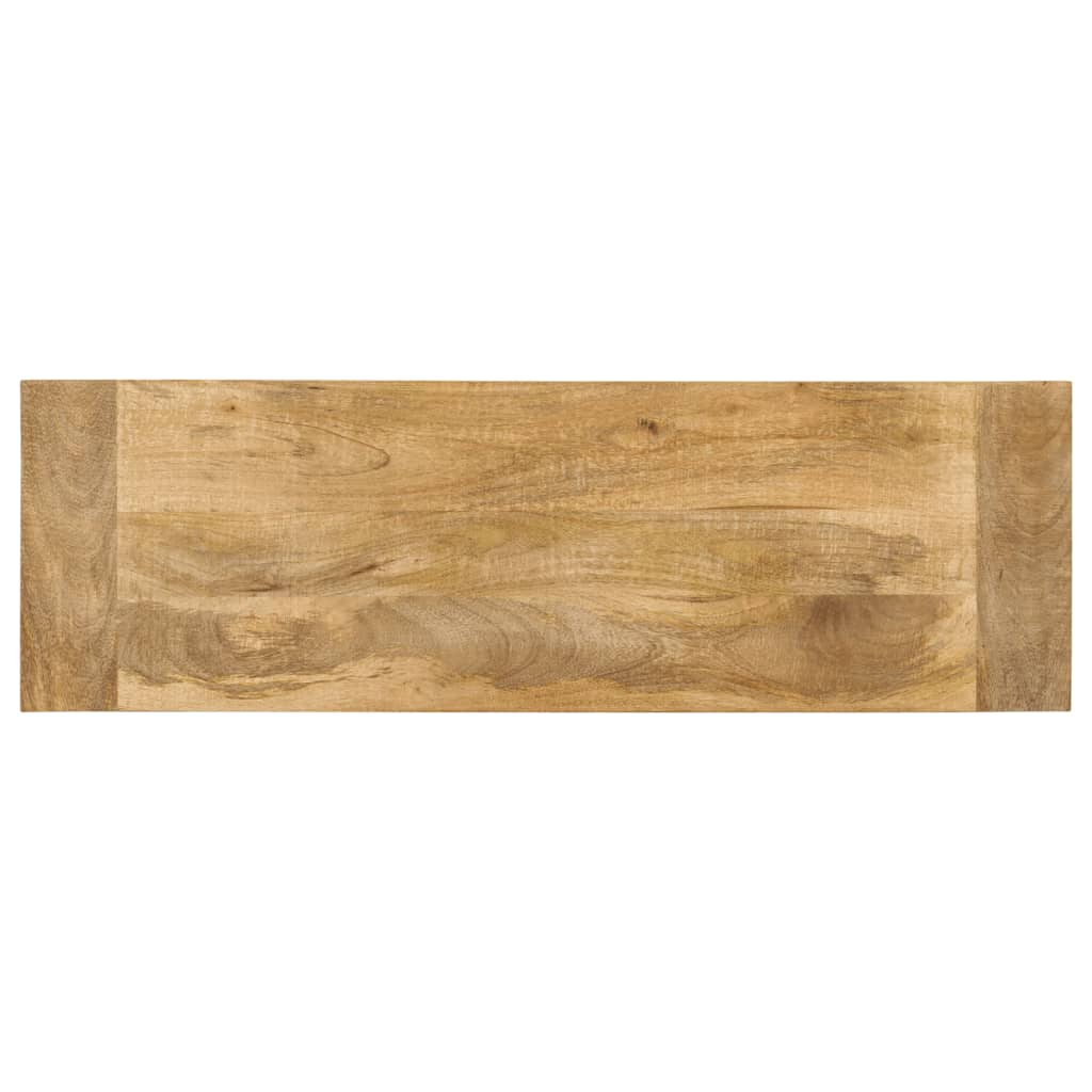 Panca 110x35x45 cm in Legno Massello di Mango 354991