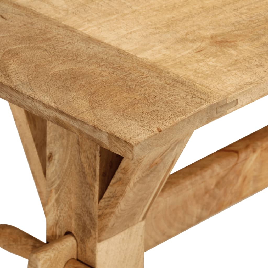 Panca 110x35x45 cm in Legno Massello di Mango 354991