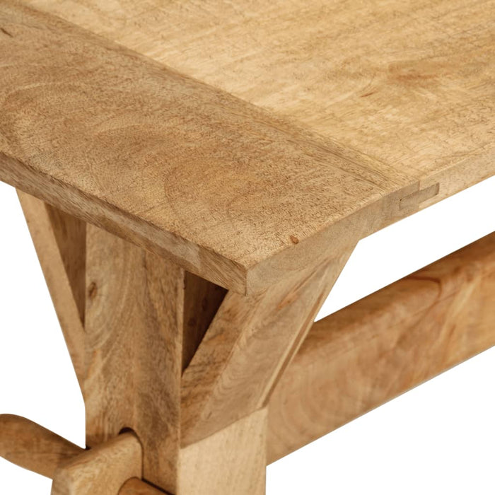 Panca 110x35x45 cm in Legno Massello di Mango 354991