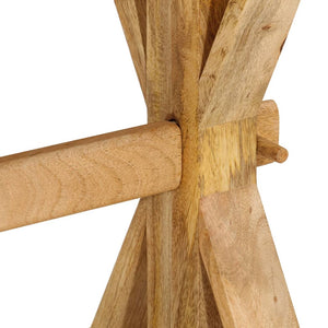 Panca 110x35x45 cm in Legno Massello di Mango 354991