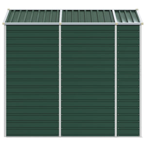 Casetta da giardino verde 191x215x198 cm in acciaio zincato 3188232