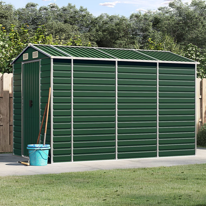 Capanno da Giardino Verde 191x300x198 cm in Acciaio Zincatocod mxl 88586