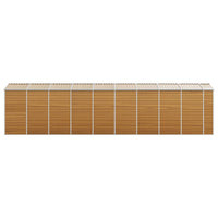 Capanno Giardino Marrone Chiaro 191x810x198cm Acciaio Zincato 3188283