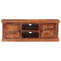 Mobile TV con Ante-Credenza TV-Console TV 112x30x40 cm in Legno Massello di Acacia