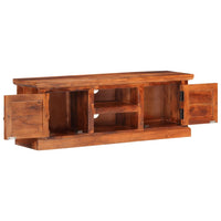 Mobile TV con Ante-Credenza TV-Console TV 112x30x40 cm in Legno Massello di Acacia