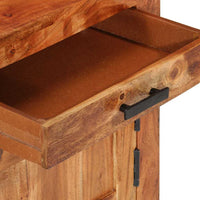 vidaXL Credenza Marrone 100 x 30 x 50 cm legno massello di acacia