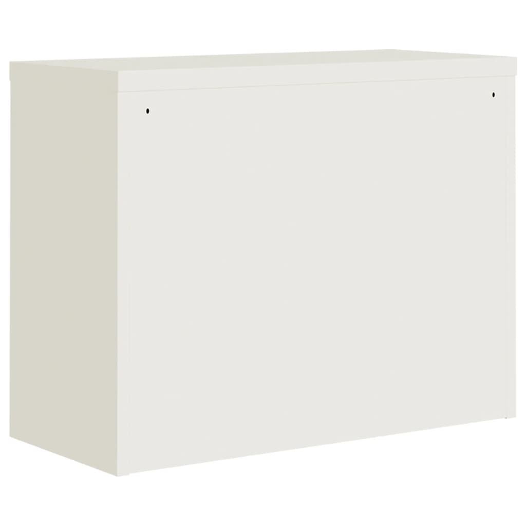 Armadio Classificatore Bianco 90x40x110 cm in Acciaio 3188310
