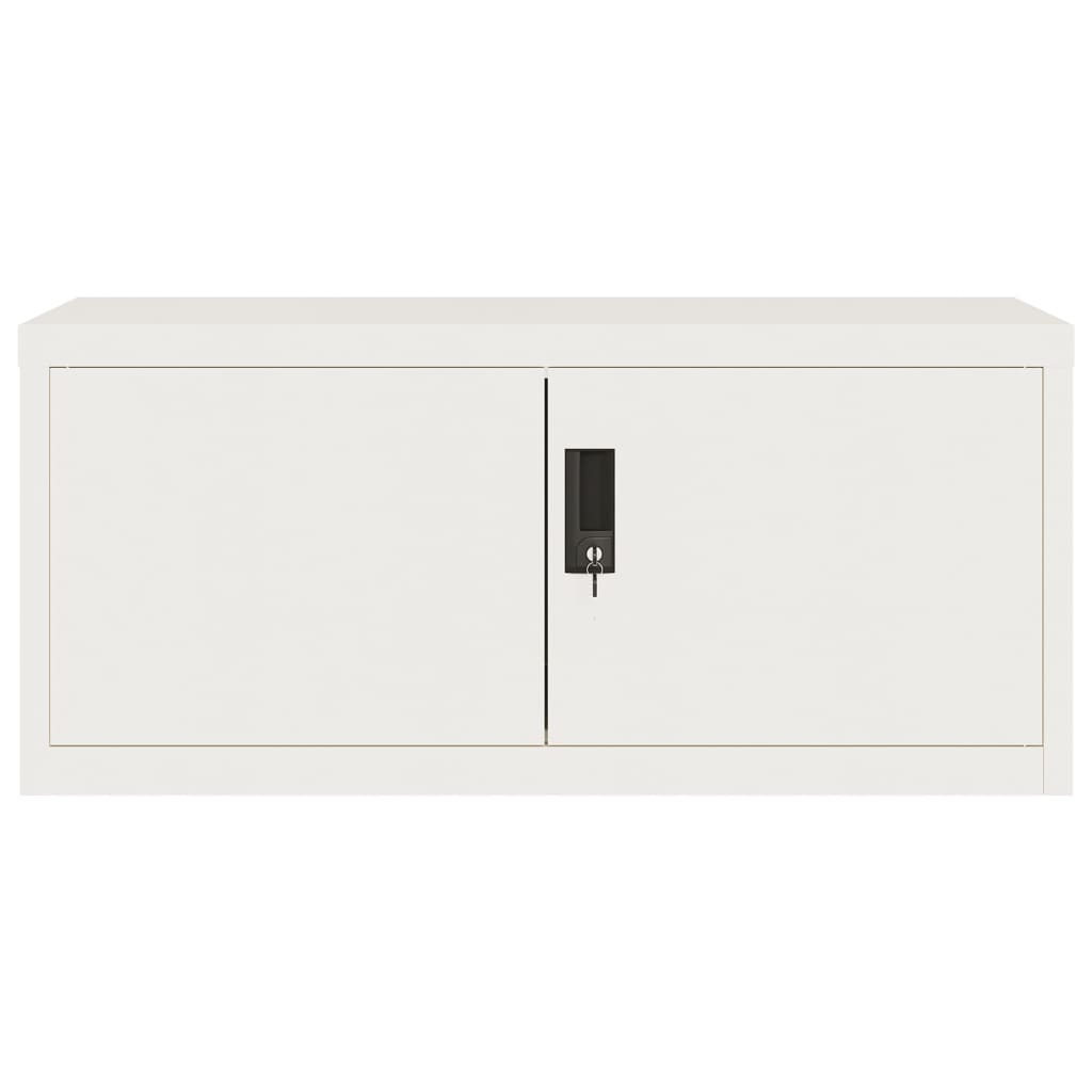 Armadio Classificatore Bianco 90x40x180 cm in Acciaio 3188313