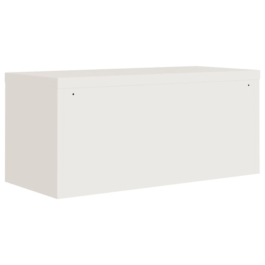 Armadio Classificatore Bianco 90x40x180 cm in Acciaio 3188313