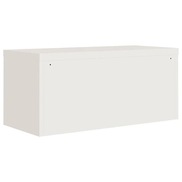 Armadio Classificatore Bianco 90x40x180 cm in Acciaio 3188313