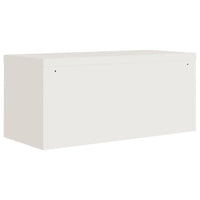 Armadio Classificatore Bianco 90x40x220 cm in Acciaio 3188314