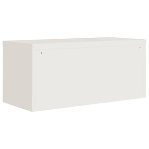 Armadio Classificatore Bianco 90x40x220 cm in Acciaio 3188314