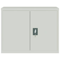 Armadio Classificatore Grigio Chiaro 90x40x110 cm in Acciaio 3188316