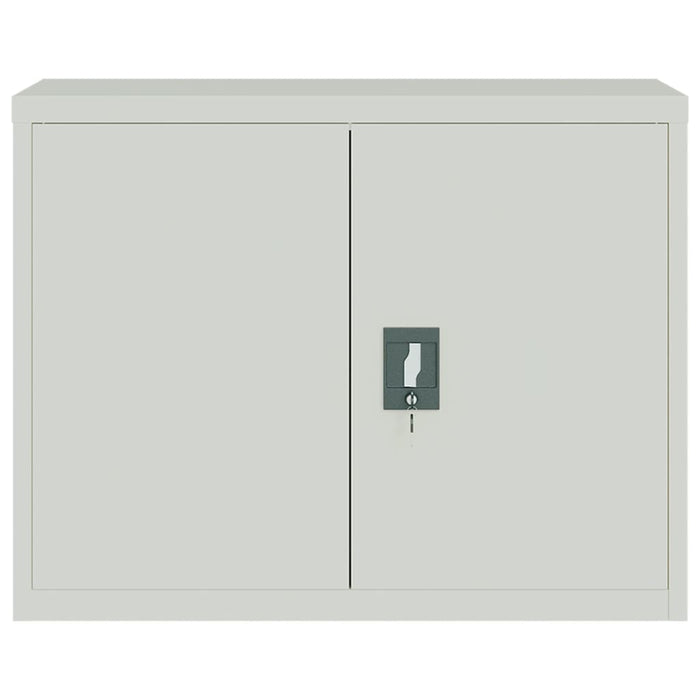 Armadio Classificatore Grigio Chiaro 90x40x110 cm in Acciaio 3188316
