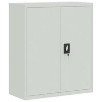 Armadio Classificatore Grigio Chiaro 90x40x145 cm in Acciaio 3188318