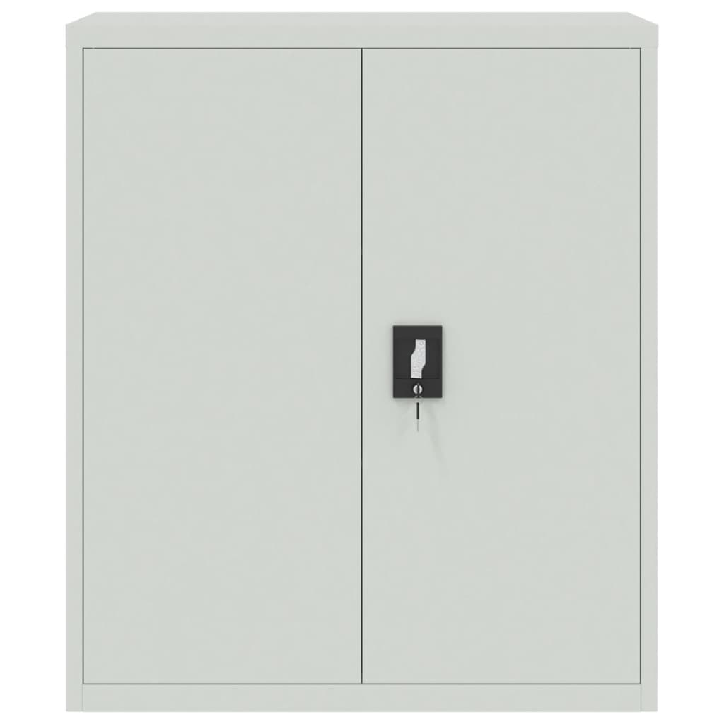 Armadio Classificatore Grigio Chiaro 90x40x145 cm in Acciaio 3188318