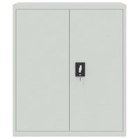 Armadio Classificatore Grigio Chiaro 90x40x145 cm in Acciaio 3188318