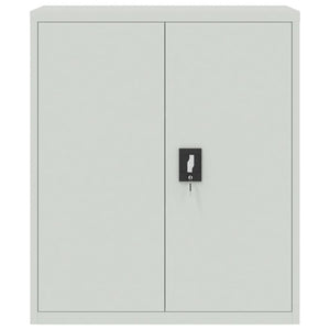 Armadio Classificatore Grigio Chiaro 90x40x145 cm in Acciaio 3188318