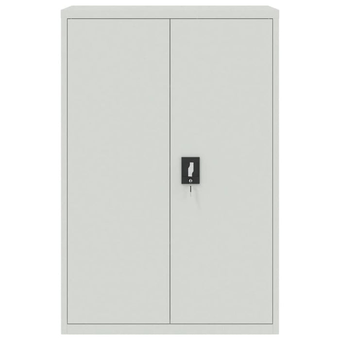 Armadio Classificatore Grigio Chiaro 90x40x180 cm in Acciaio