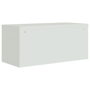 Armadio Classificatore Grigio Chiaro 90x40x220 cm in Acciaio 3188320