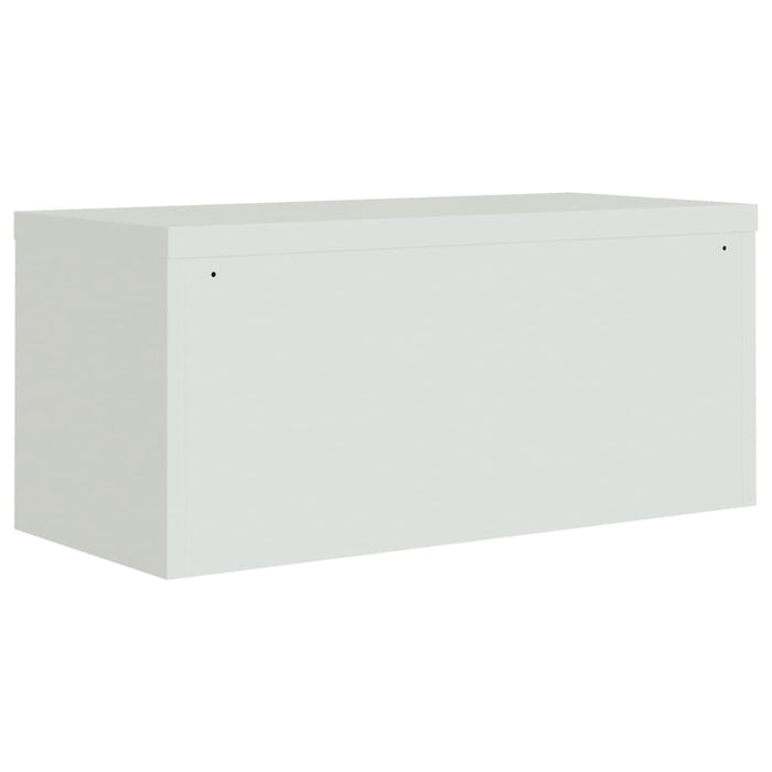 Armadio Classificatore Grigio Chiaro 90x40x220 cm in Acciaio 3188320