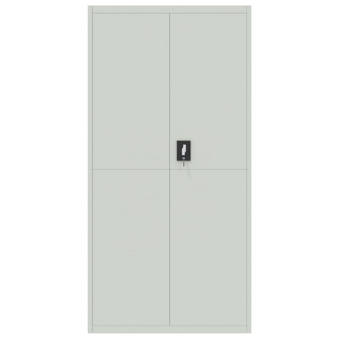Armadio Classificatore Grigio Chiaro 90x40x220 cm in Acciaio 3188320