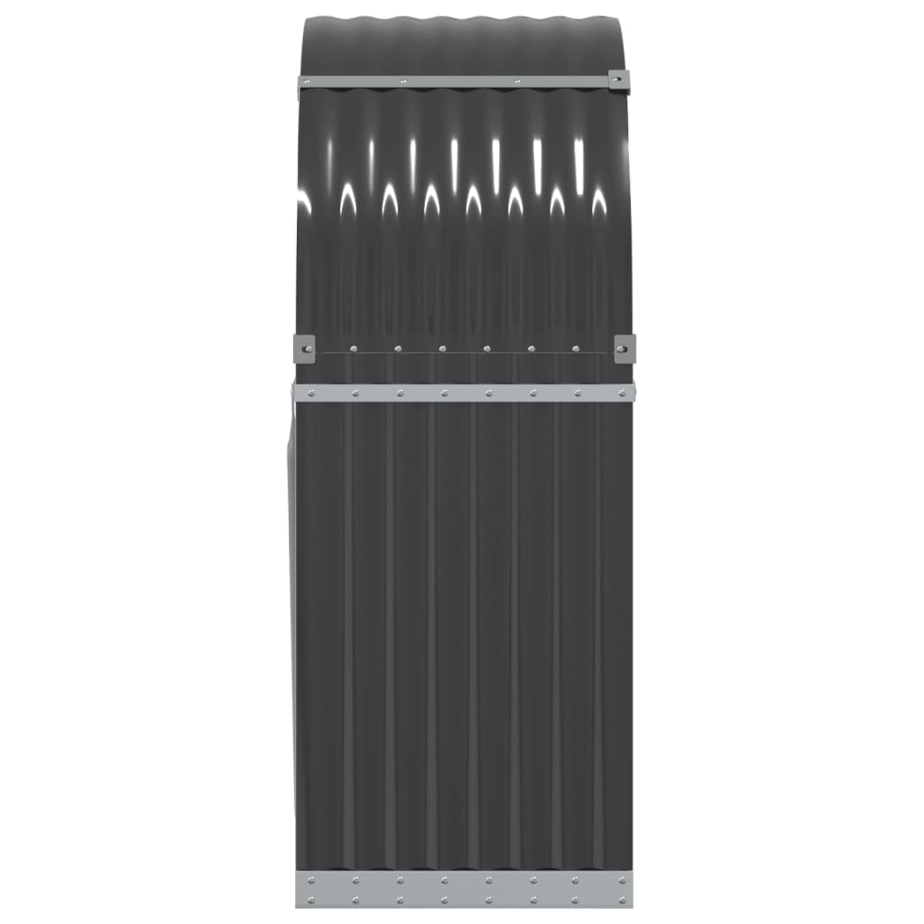 Portalegna 80 x 45 x 120 cm acciaio zincato antracite 02_0043783