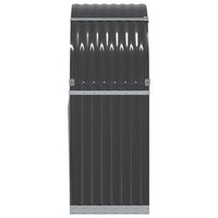 Portalegna 80 x 45 x 120 cm acciaio zincato antracite 02_0043783