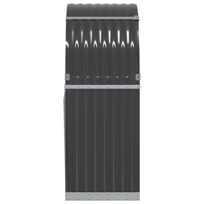 Portalegna 80 x 45 x 120 cm acciaio zincato antracite 02_0043783