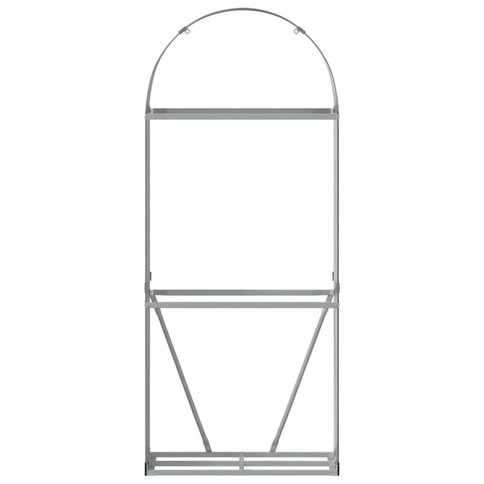 Portalegna 80 x 45 x 190 cm acciaio zincato antracite 02_0043786